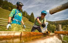 mountain biking in the mountains