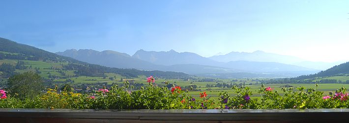 Aussicht Sommer - Haus Trattner