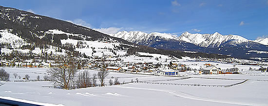 Aussicht Winter - Haus Trattner
