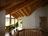 Holzdecke und Geländert der Firma Holzbau Wiesflecker