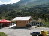 Snowwhite Hütte Außenansicht