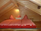 Schlafzimmer im Dachboden