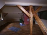 tragende Holzbalken - Obergeschoss