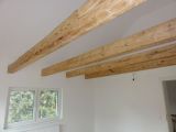tragende Holzbalken