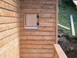 Balkon aus Holz