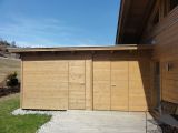 Garage aus Holz